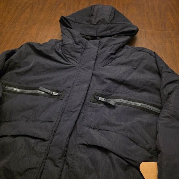 Free People Movement Billie Boxy Lightweight Insulated Jacket Black Women's M/L - Picture 2 of 7